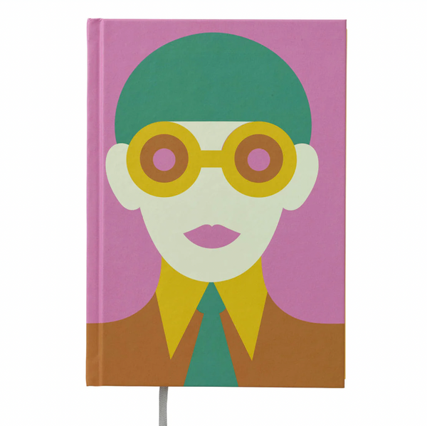 OLIMPIA ZAGNOLI PINK HARD COVER NOTEBOOK (multiple sizes and styles) — by Pigna