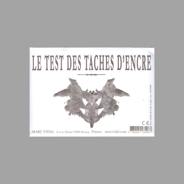 LE TEST DES TACHES D’ENCRE — by Marc Vidal