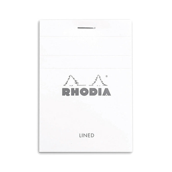 PAD NOTE WHITE LINED (different sizes) — by Rhodia