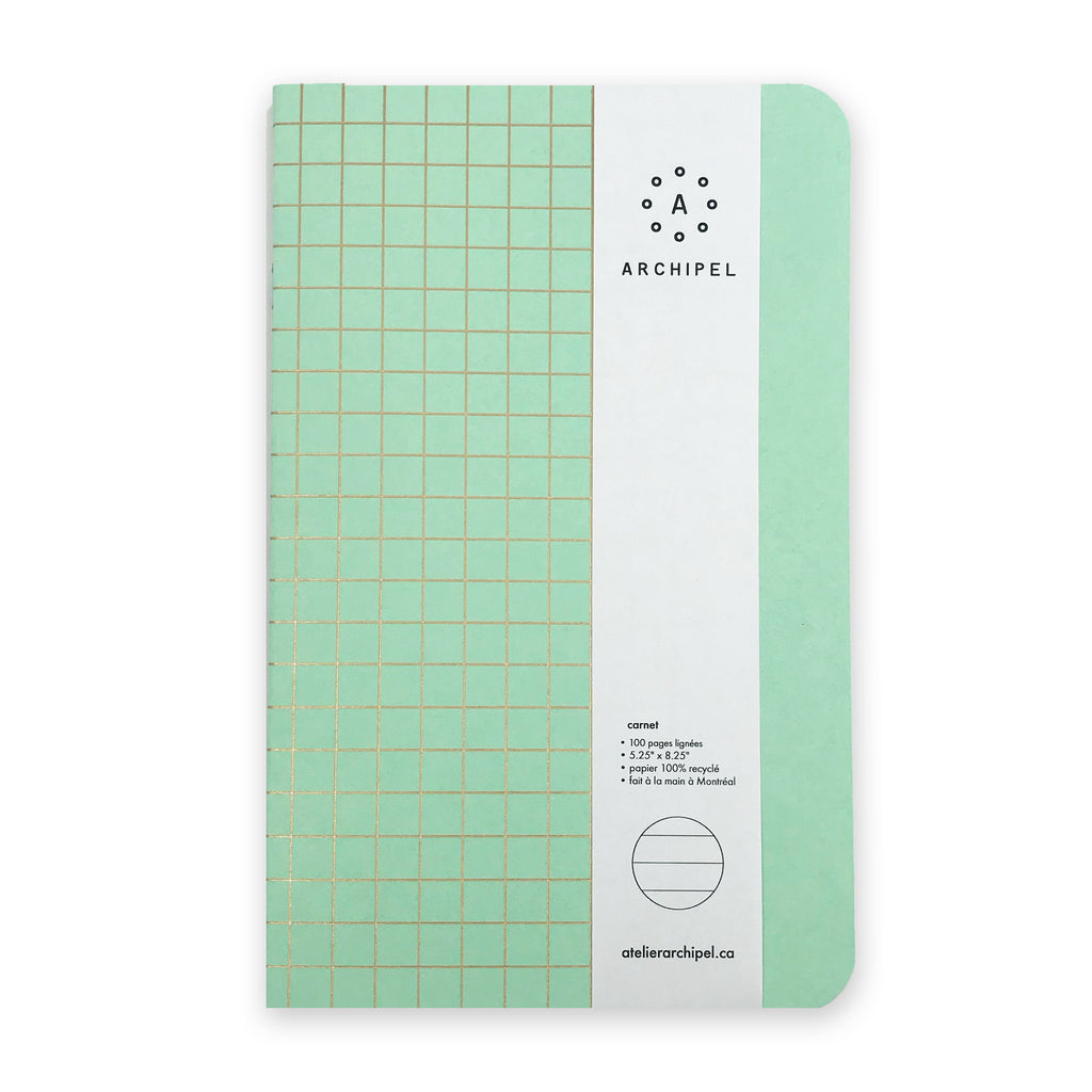 SMALL SQUARES NOTEBOOK (multiple colors)  — by Archipel