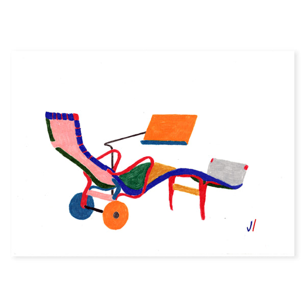 CHAISE DE LECTURE (original drawing) — by jeraume