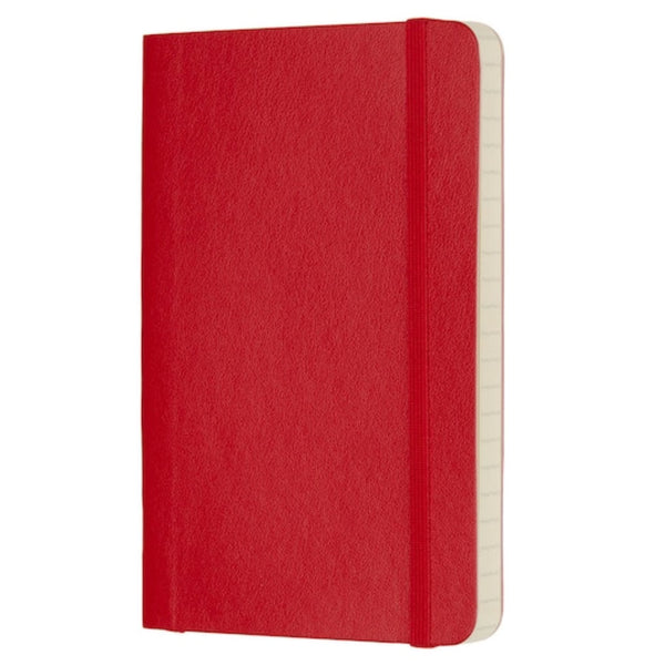 CLASSIC SOFT COVER, RED (Different sizes + styles) — by Moleskine