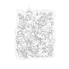 RUDBECKIA (Original Drawing) – 4 × 5 inches — by Julia GR
