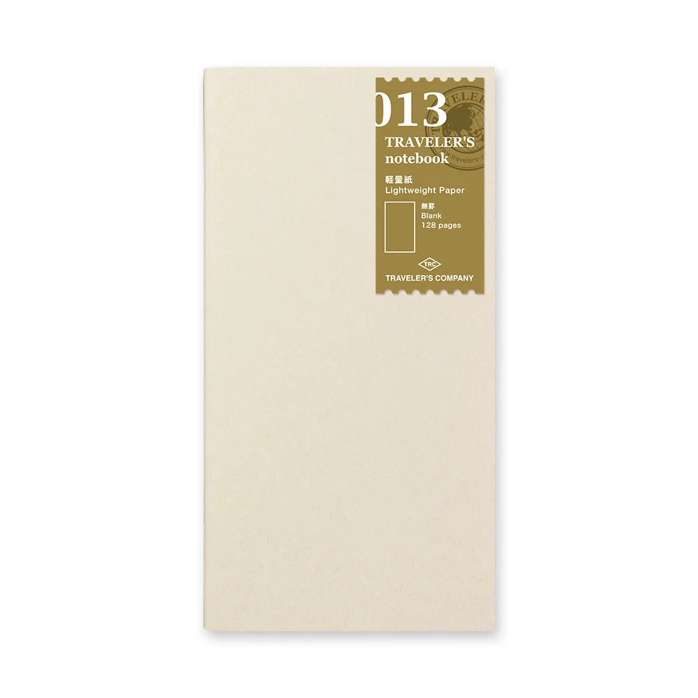 TRAVELER'S NOTEBOOK 013 REFILL LIGHTWEIGHT PAPER — by Traveler's Company