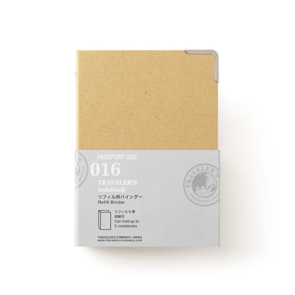 TRAVELER'S NOTEBOOK 016 REFILL BINDER - Passport Size — by Traveler's Company