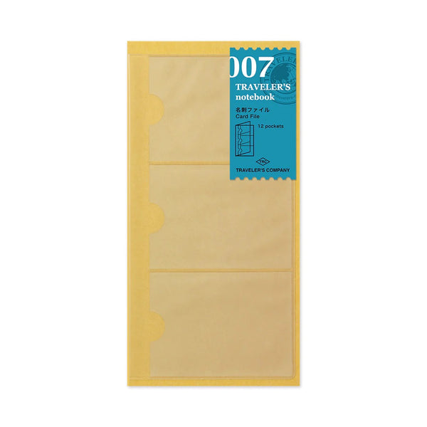 TRAVELER'S NOTEBOOK BUSINESS CARD FILE INSERT — by Traveler’s Company (TRC)