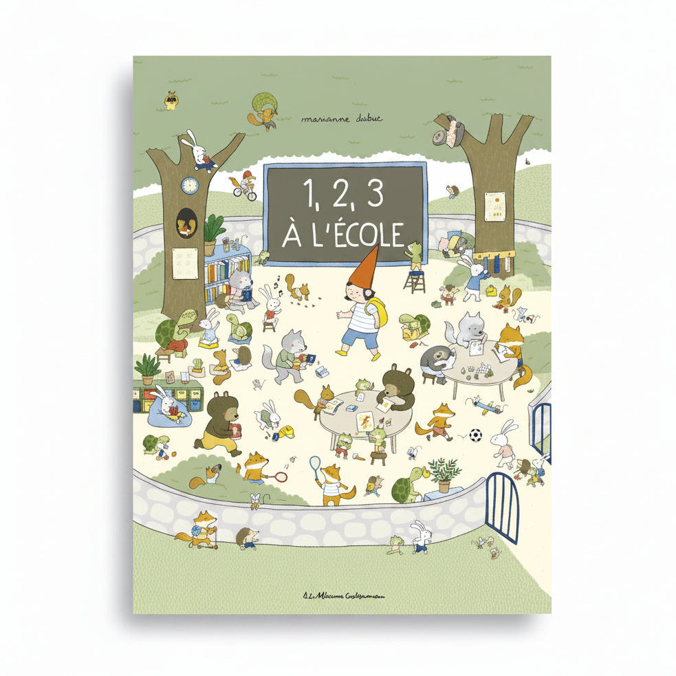 1, 2, 3 ... À L'ÉCOLE ! — by Marianne Dubuc