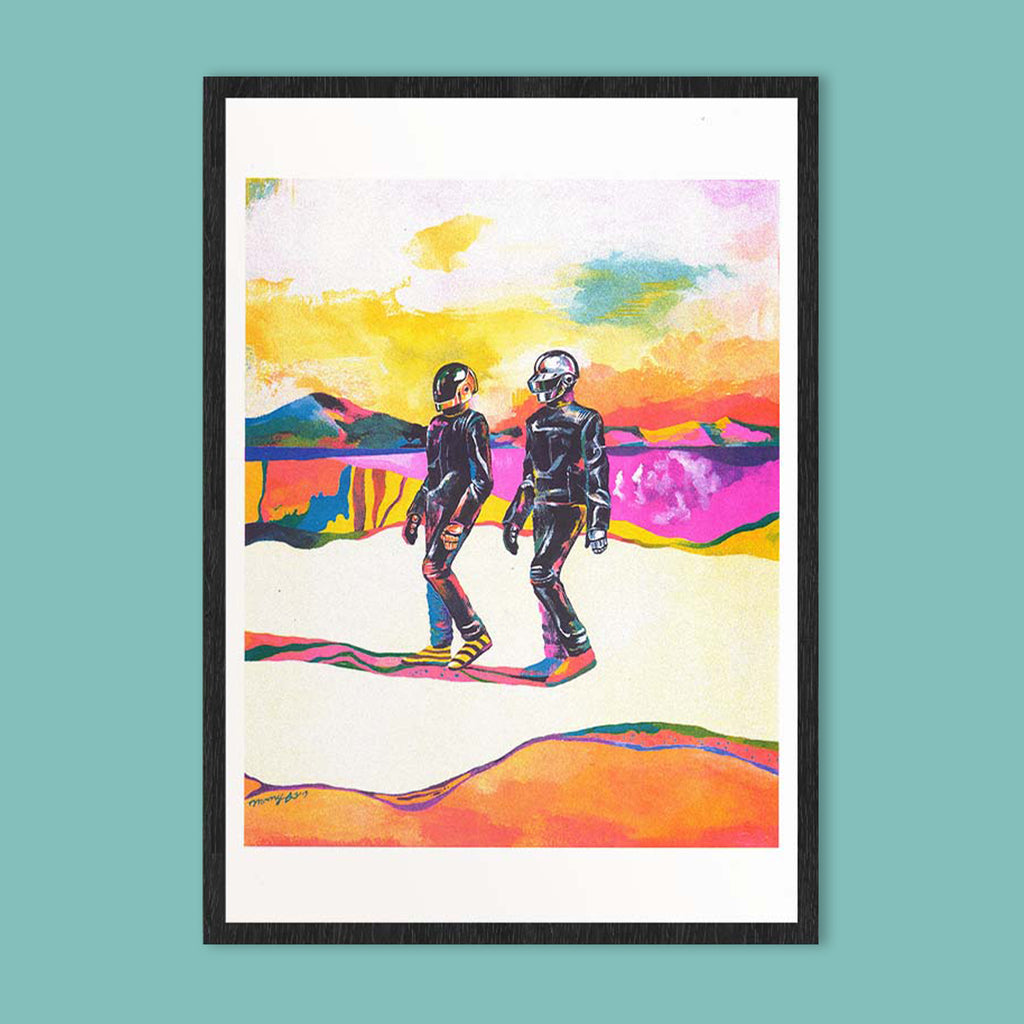 MEETING WITH DAFT PUNK, 29,7 x 42 cm — by Hee-Jeong Moon