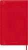 AGENDA HEBDOMADAIRE 2026 - LARGE COUVERTURE SOUPLE, ROUGE SCARLET — par Moleskine