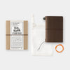 TRAVELER'S NOTEBOOK - Card Size 20th Anniversary Set - Brown — by Traveler's Company