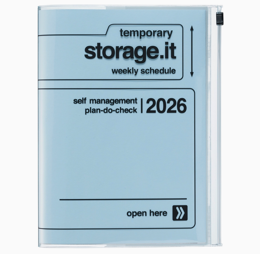 WEEKLY VERTICAL PLANNER 2026 - 16 MONTHS, A5 STORAGE.IT (multiple colours) — by MARK'S