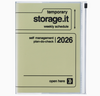 WEEKLY VERTICAL PLANNER 2026 - 16 MONTHS, A5 STORAGE.IT (multiple colours) — by MARK'S