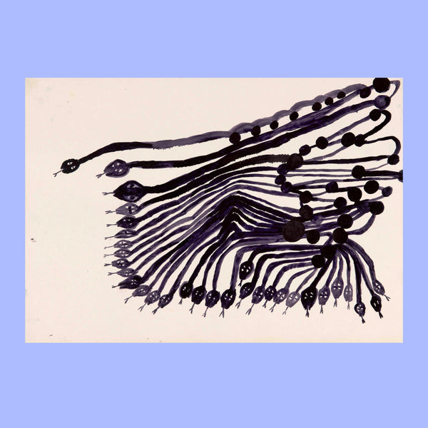 SERPENTS, Print, 30 x 21 cm – by Alexandra Duprez