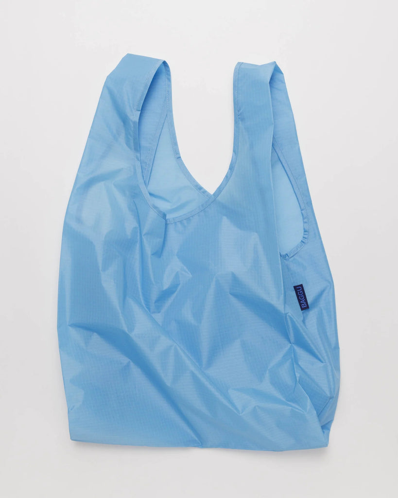 STANDARD SOFT BLUE REUSABLE BAG — by Baggu