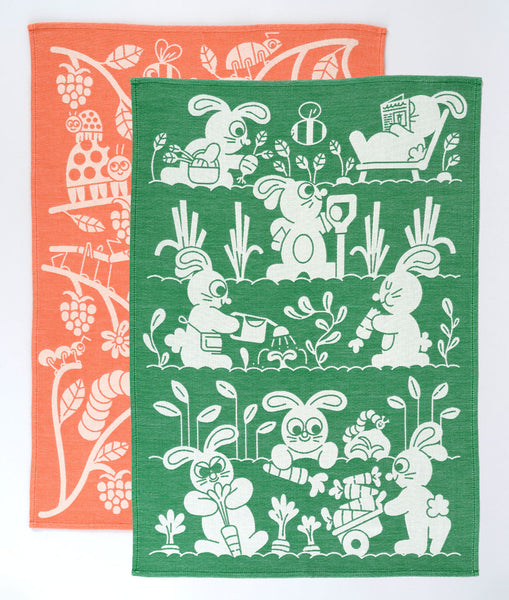 "THE GOOD LIFE" TEA TOWELS (pack of 2) — by Elliot Kruszynski