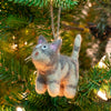 CAT - HANGING FELT ORNAMENT (Multiple colors) — by The Winding Road