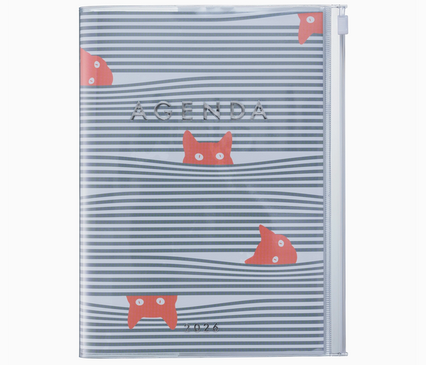 WEEKLY VERTICAL PLANNER 2026 - 16 MONTHS, A5 CATS (multiple colours) — by MARK'S