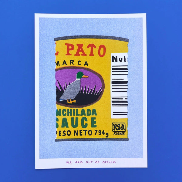 A CAN OF ENCHILADA SAUCE, 13x18 cm (5x7") — by We are out of office