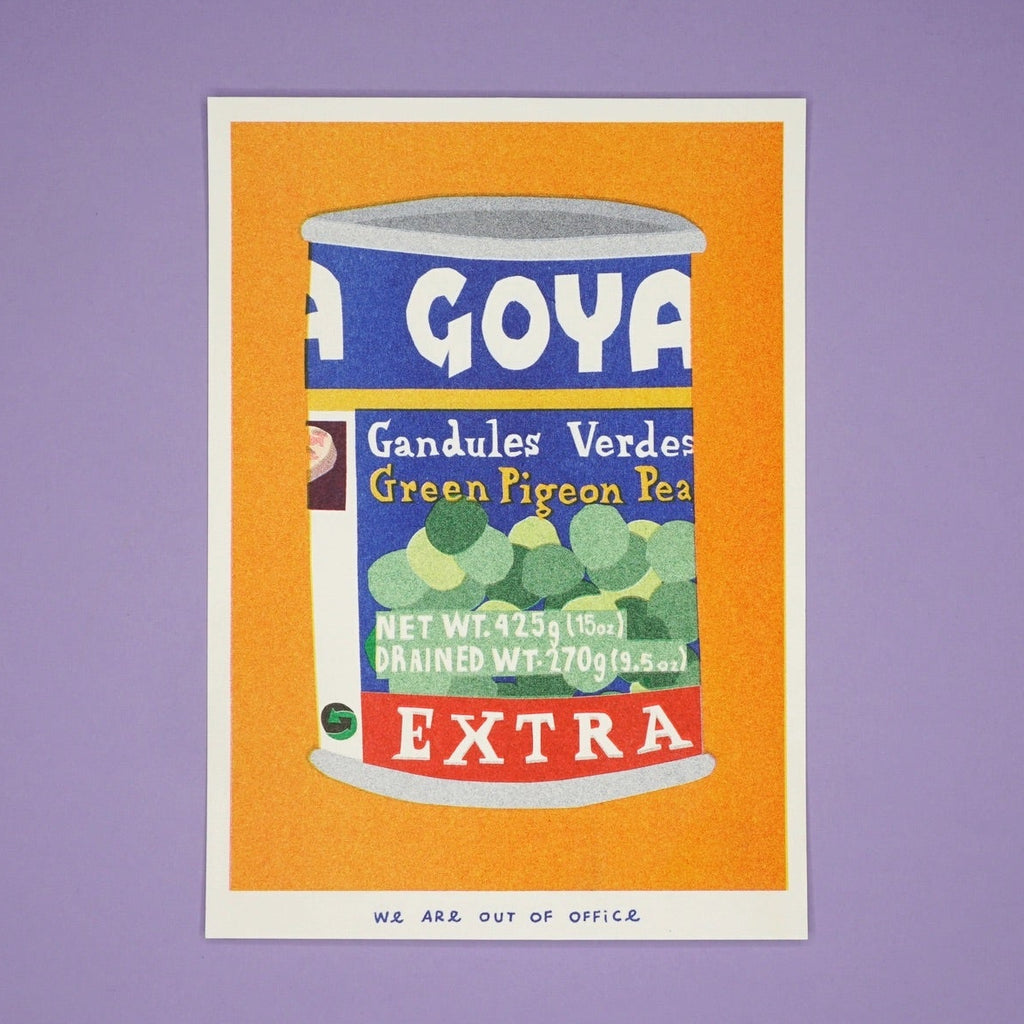UNE BOÎTE DE POIS-PIGEON VERTS GOYA, 13x18 cm (5x7") — par We are out of office