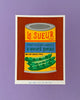 A CAN OF SWEET PEAS, 13x18 cm (5x7") — by We are out of office
