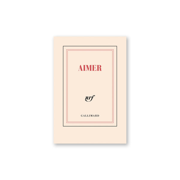 "AIMER" POCKET NOTEBOOK — by Gallimard