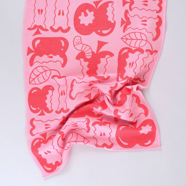 LINGE À VAISSELLE « UNE POMME PAR JOUR » — par Cari Vander Yacht