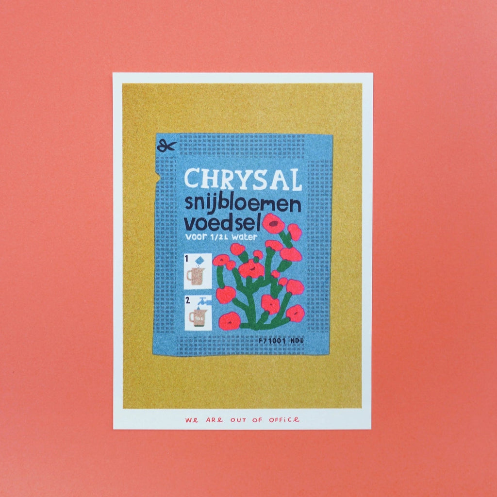 A SACHET OF CHRYSAL FLOWER FOOD, 13x18 cm (5x7") — by We are out of office