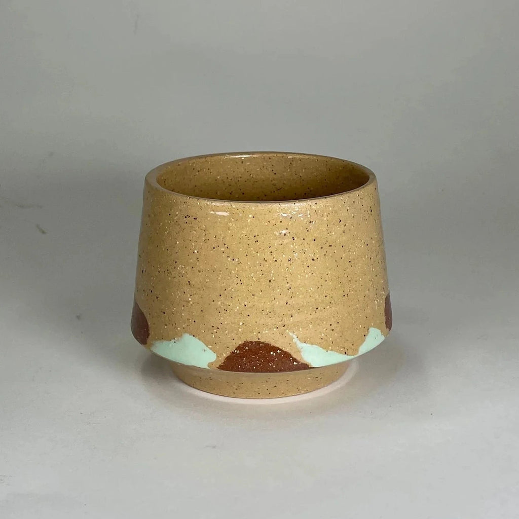 BEIGE CERAMIC CUP, 10oz — by Ancrage Poterie