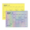 MONTHLY NOTEBOOK CALENDAR 2027 - 12 MONTHS, B6 (Multiple Colors) — by MARK'S