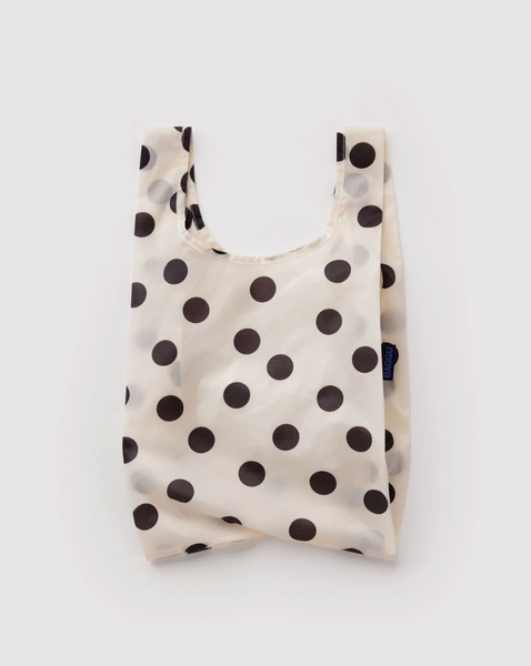 BABY BAGGU BAG “Cream And Black Polka Dot“ — by Baggu