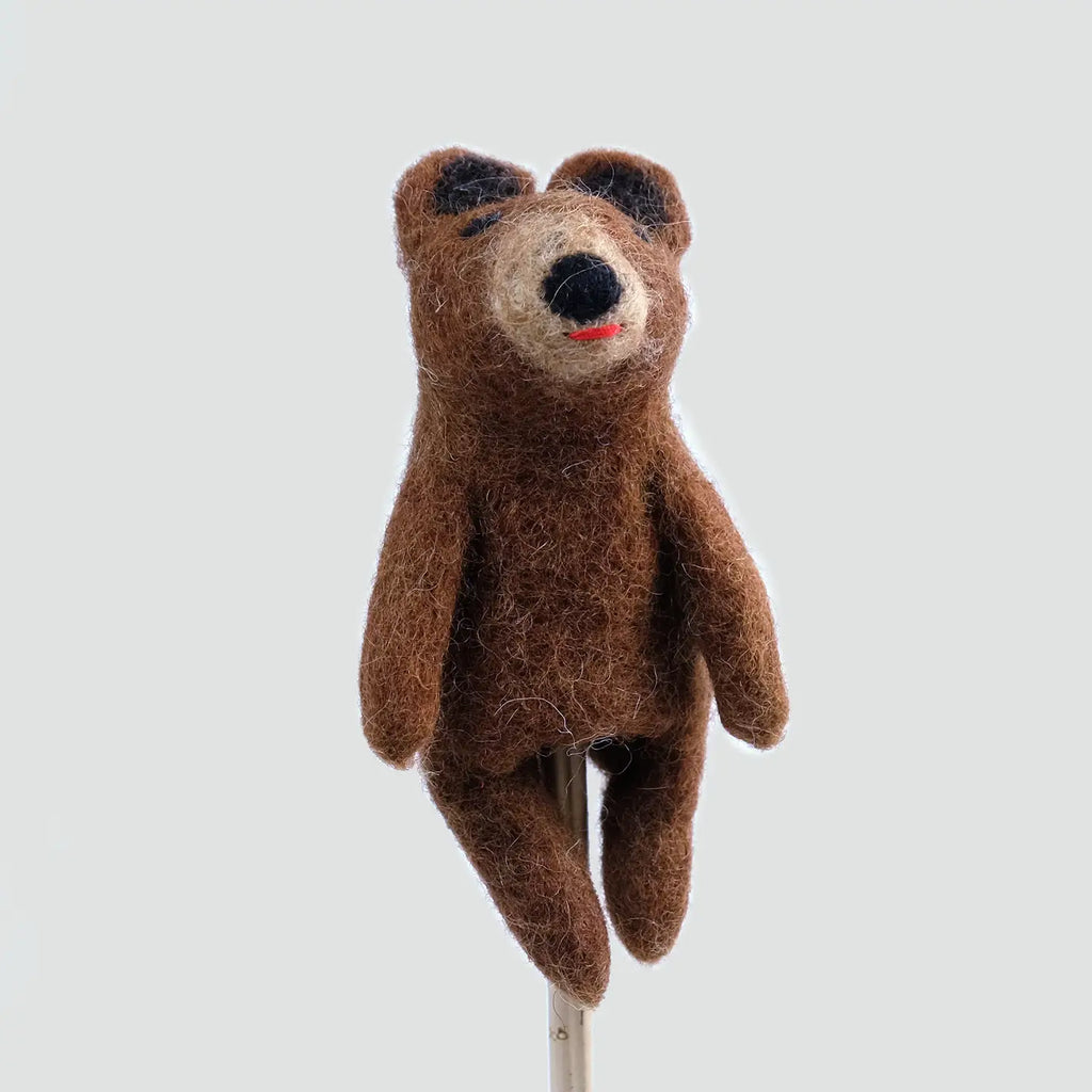 BEAR - FINGER PUPPET — by The Winding Road
