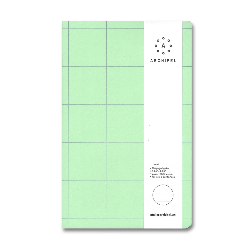 BIG SQUARES NOTEBOOK (mulitple colors) — by Archipel