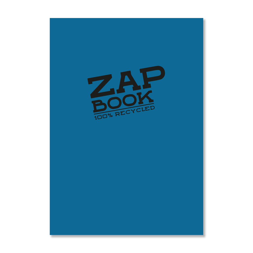 CARNET DE CROQUIS ZAP BOOK A5 PAGES BLANCHES 100% RECYCLÉ (plusieurs couleurs) — par Clairefontaine