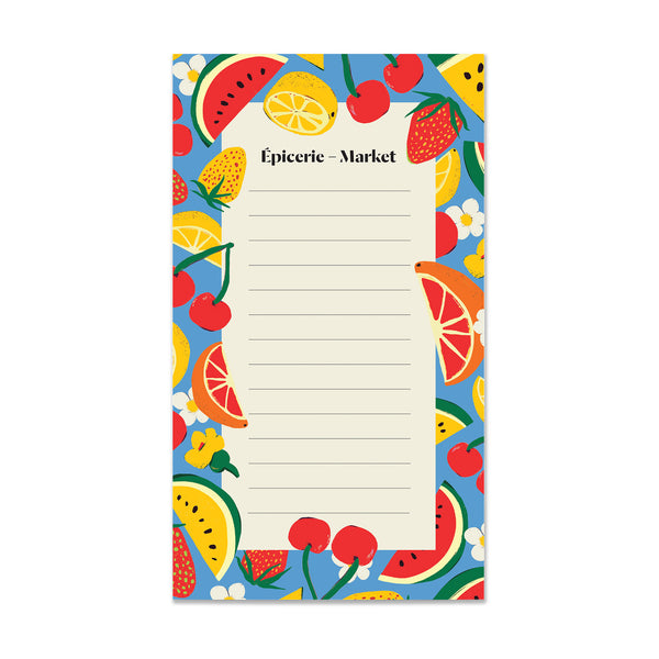 “HARVEST” MARKET LIST NOTEPAD — by Paperole