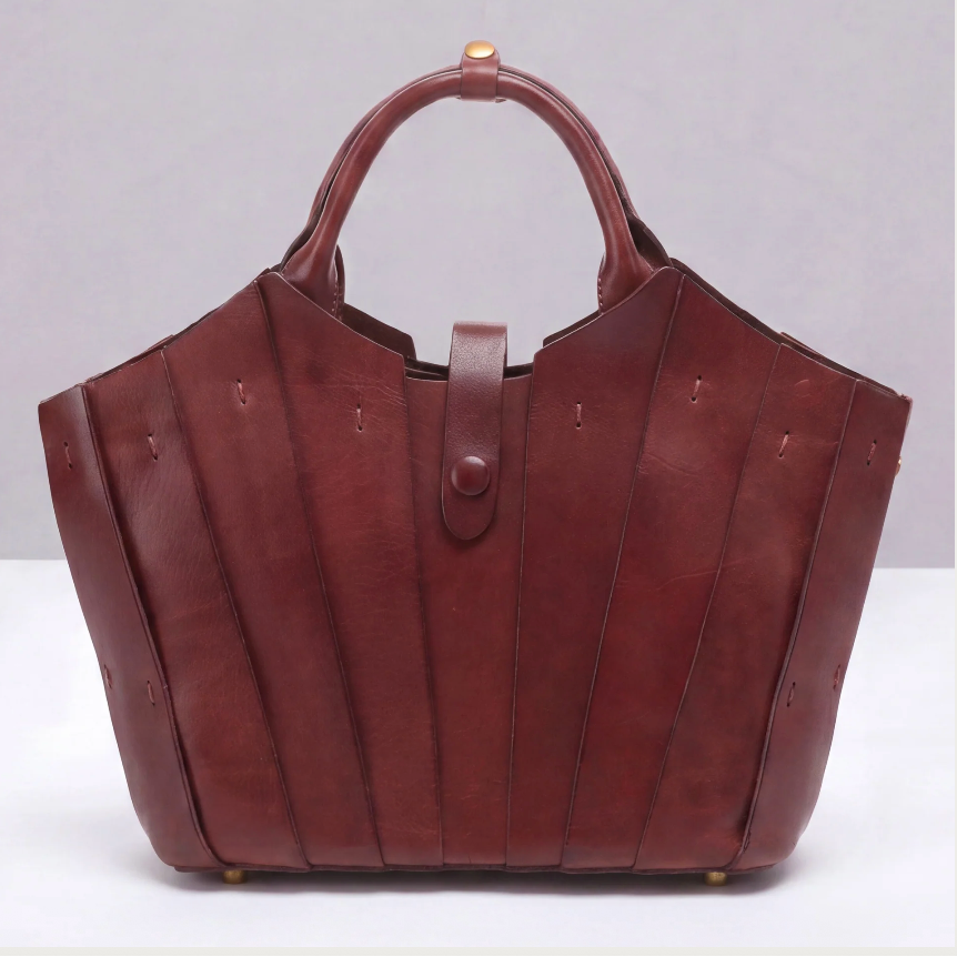 BLOOM SATCHEL - Oxblood — by Uppdoo