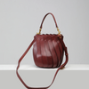 BLOOM BUCKET TOTE - Oxblood — by Uppdoo
