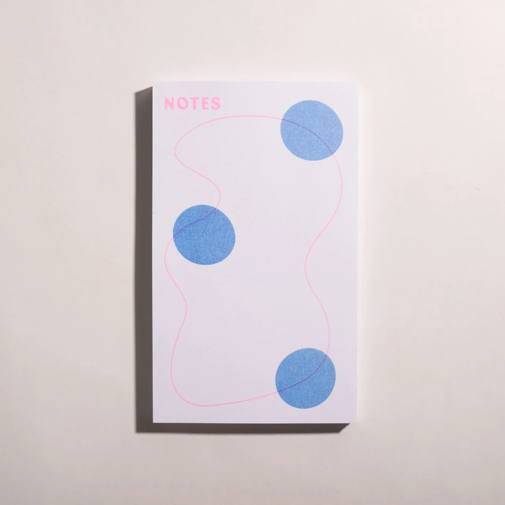 WANDER LARGE NOTEPADS (Multiple Colors) — by Mezzaluna Studio