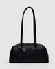 RECYCLED LEATHER BOWLER BAG, Black — by Baggu
