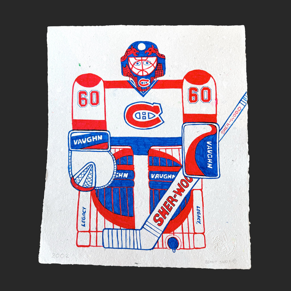2002 (Original Drawing) - 11" x 13.75" — by Benoit Tardif