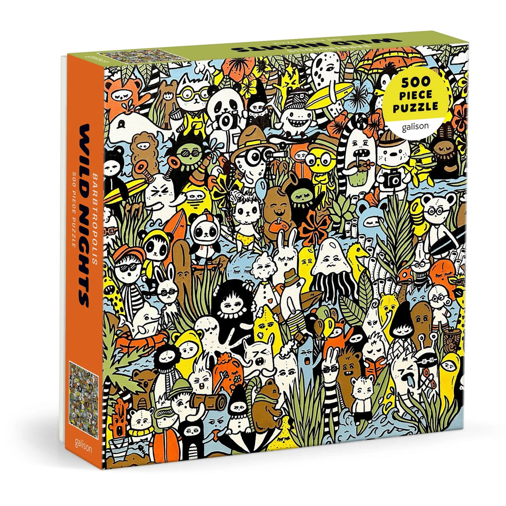 CASSE-TÊTE « BARBTROPOLIS WILD NIGHTS » 500 MORCEAUX — par Barbara Graetzer