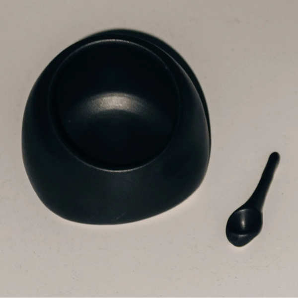 BLACK SALT DISH - by Sel Saint-Laurent x Pas Mon Style