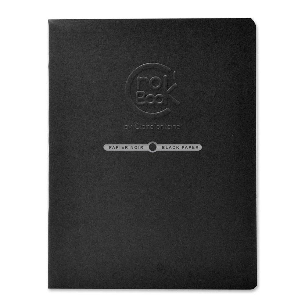 CROK’BOOK SKETCHBOOK 17 x 22 cm BLACK SHEETS — by Clairefontaine