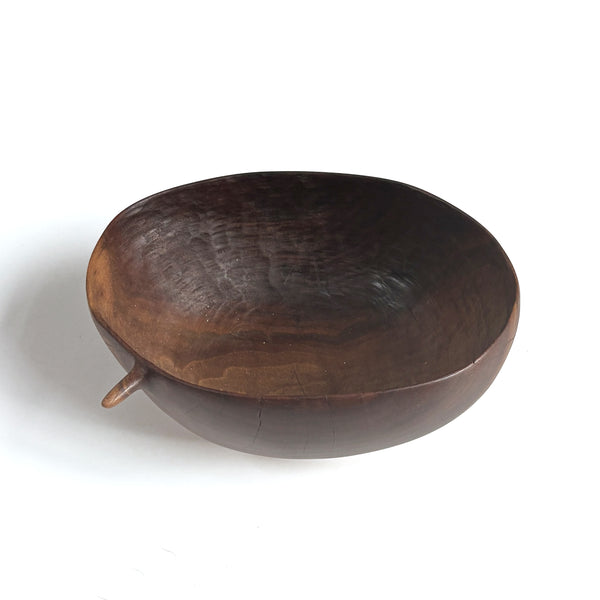 SCULPTURAL BOWL IN BLACK WALNUT – by Lemyre