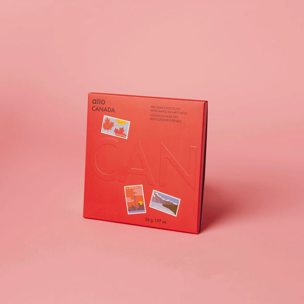 CANADA DARK CHOCOLATE 70% MAPLE FLAKES — by Allo Simone