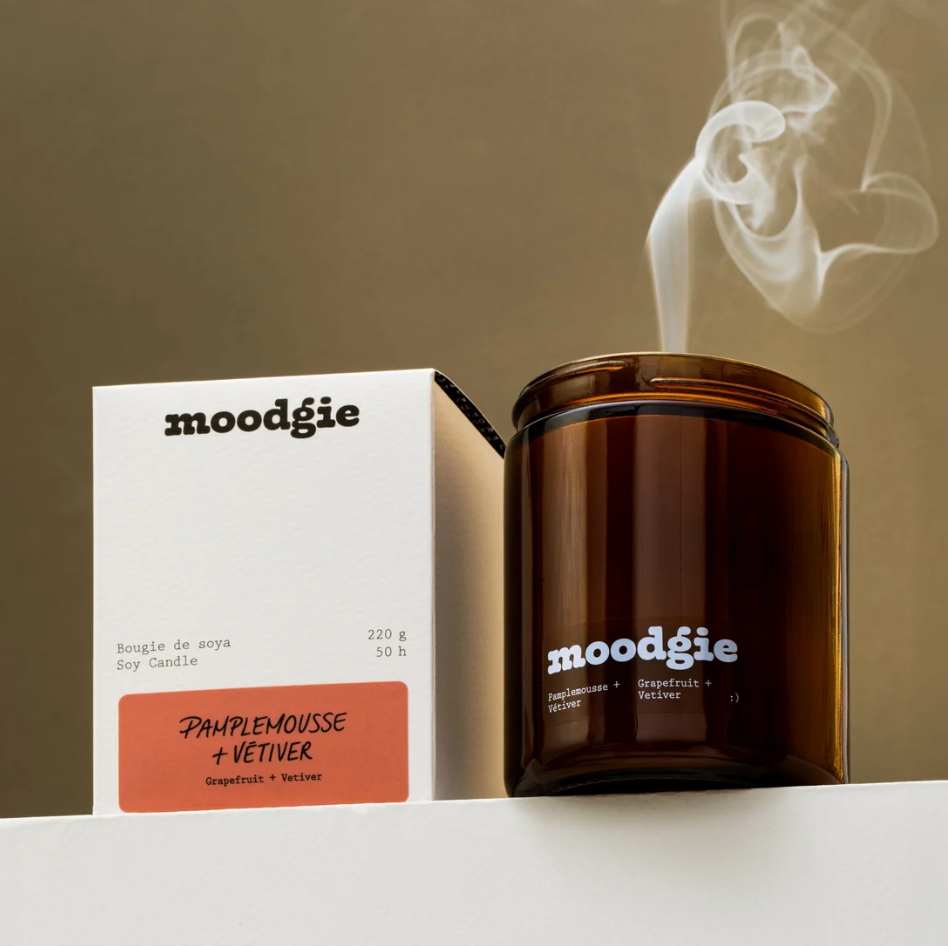 CANDLE (Grapefruit + Vetiver) — by Moodgie