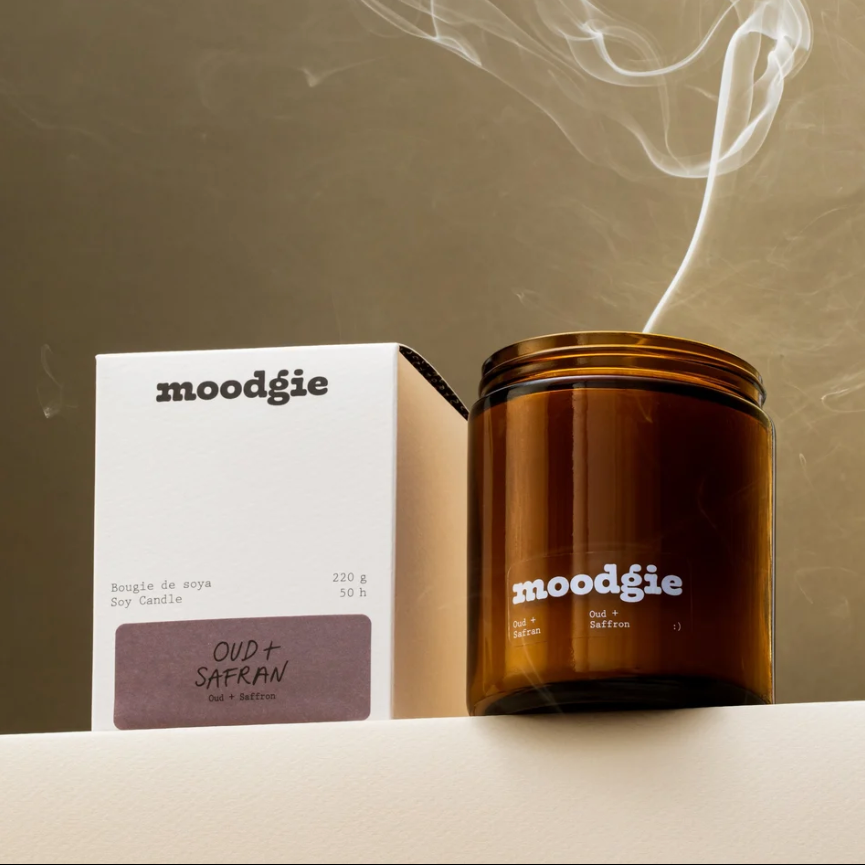 CANDLE (Oud + Saffron) — by Moodgie