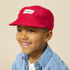 CAP FOR KIDS “POPPY RED” — by Caribou