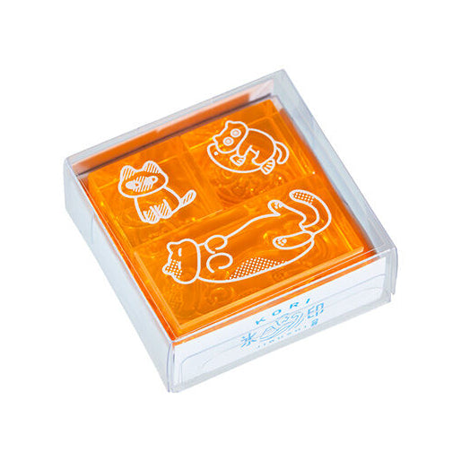 CHATS - Lot de 3 étampes « KORI JIRUSHI » — par Hitotoki