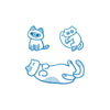 CHATS - Lot de 3 étampes « KORI JIRUSHI » — par Hitotoki