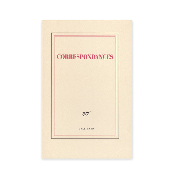 KIT DE CORRESPONDANCES « CORRESPONDANCES » — par Gallimard